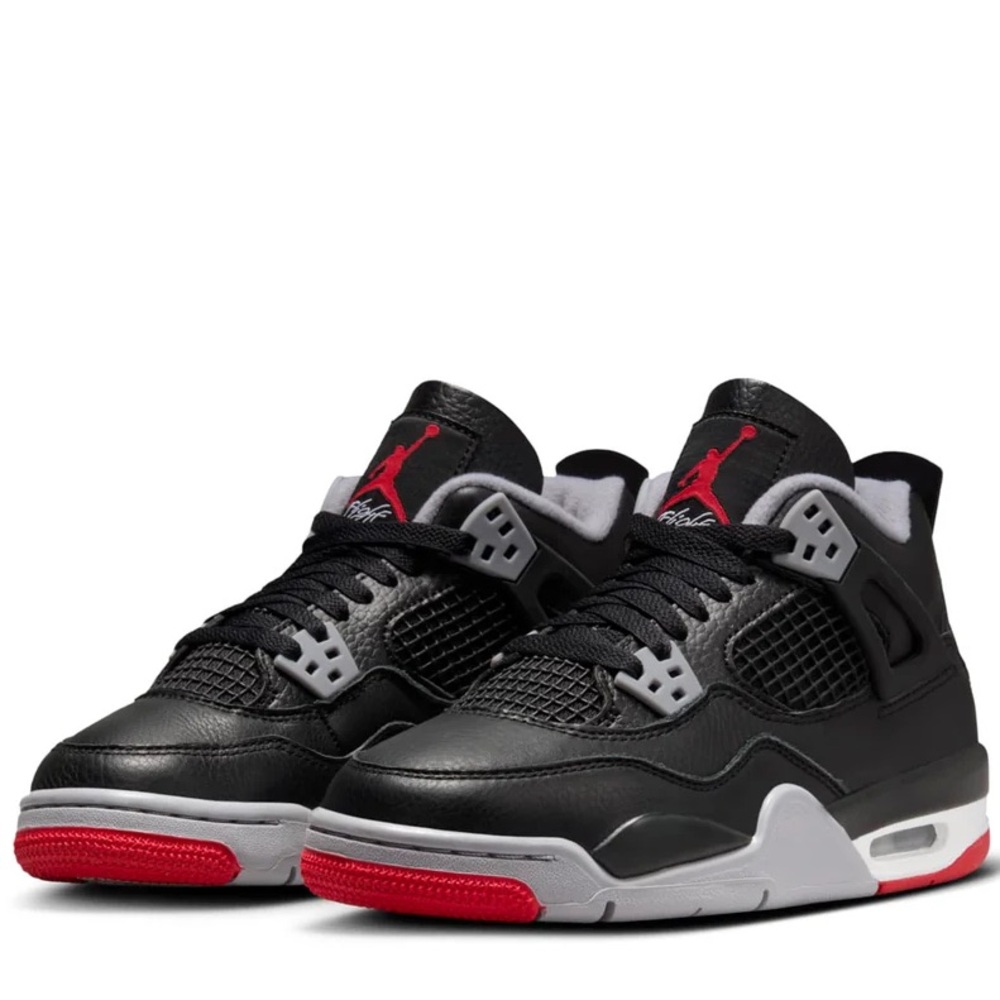 NEW - Air Jordan(GS) 4 Retro 'Bred Reimagined' - Size 6Y- NO BOX